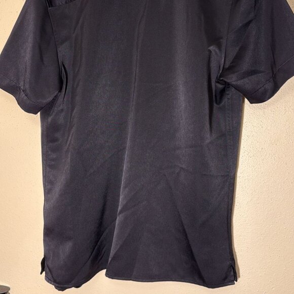 Black Satin button down shirt - Picture 4 of 4